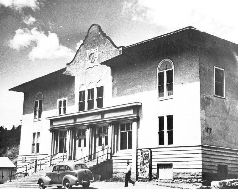 Dawson wasn't the first Southwest mining town with an opera house, but not many could compete in size or versatility. Besides the bowling alleys and billiard halls, the opera house played host to motion pictures, boxing matches, carnivals, circuses, dances, political gatherings, school graduations, and more. (Photo courtesy of the Dawson New Mexico Association)
