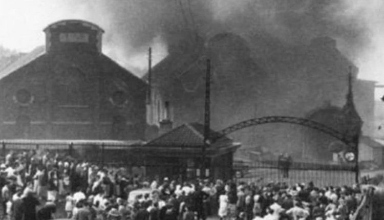 An underground fire at the Bois du Cazier mine outside of the Belgian city of Marcinelle claimed the lives of 262 miners -- including 136 Italians -- in 1956. (Photo courtesy of Emergency Live)